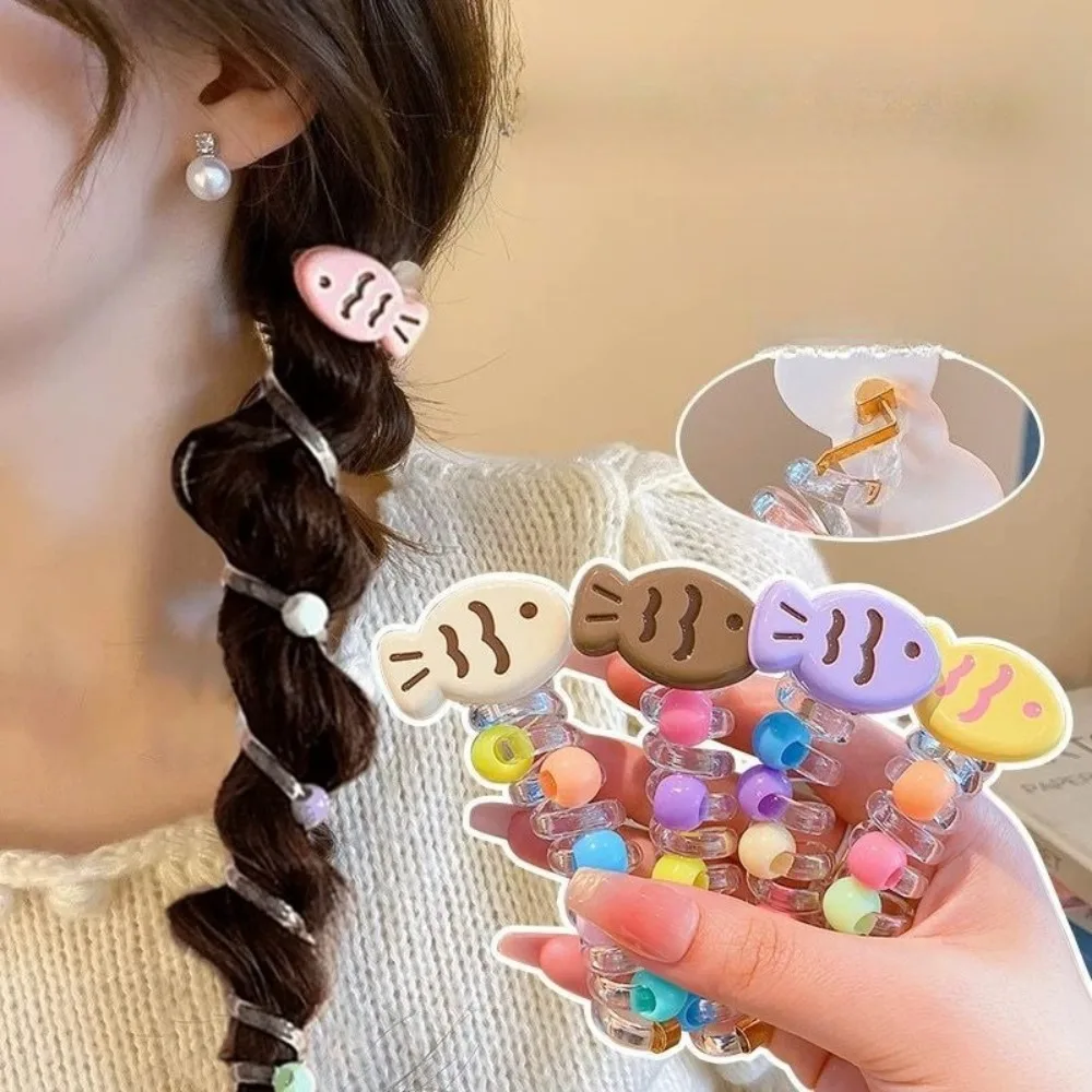 

Telephone Line Hair Band Creative Fish Hair Ring Weaving Artifact Twine Women Girl Elastic Rubber Band Tied Fashion Headband