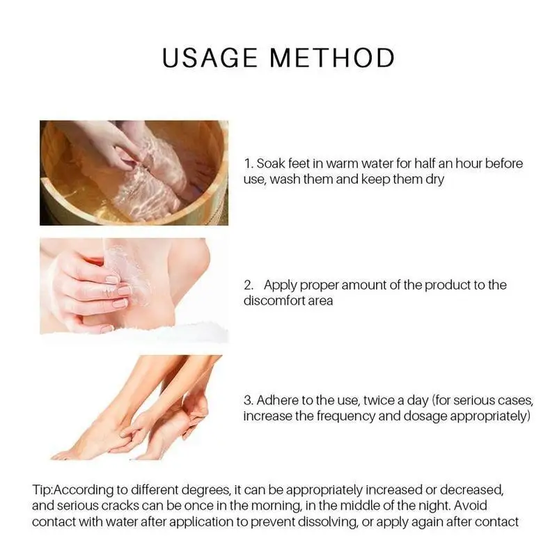 Foot Care Urea Cream Foot Scrub Salicylic Acid Exfoliates Callus Moisturizing Cream Skin Repair Remover Dead Skin Foot Cream