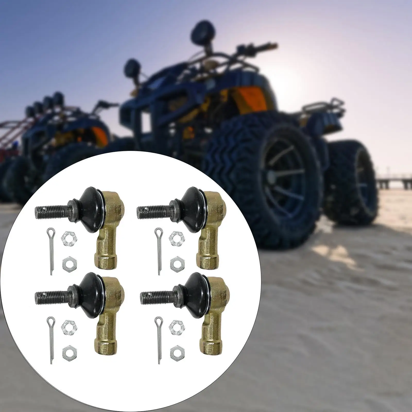 

4Pcs Tie Rod End Kit Spare Part TY4677TE109BL Easily Install Premium Rhigh Performance Sturdy Replacement Accessories