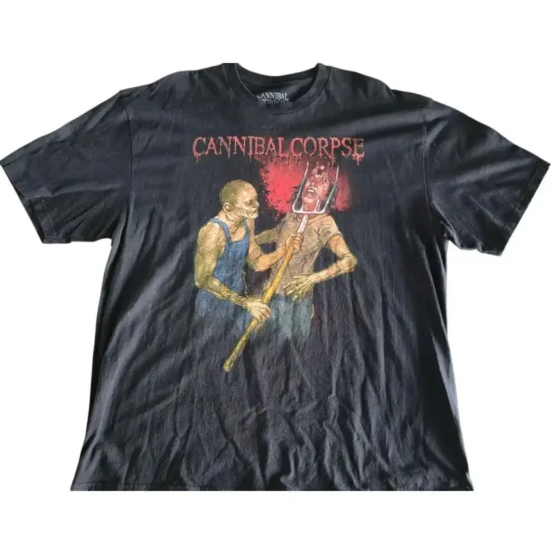 Cannibal Corpse Tour T Shirt Pitch Fork Impalement Men's 2XL Death Metal