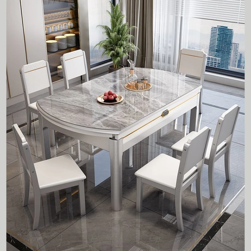 Eating Legs Dining Tables Modern Luxury Luxury Modern Dining Tables Round Space Saving Mesa Comedor Luxury Home Furniture