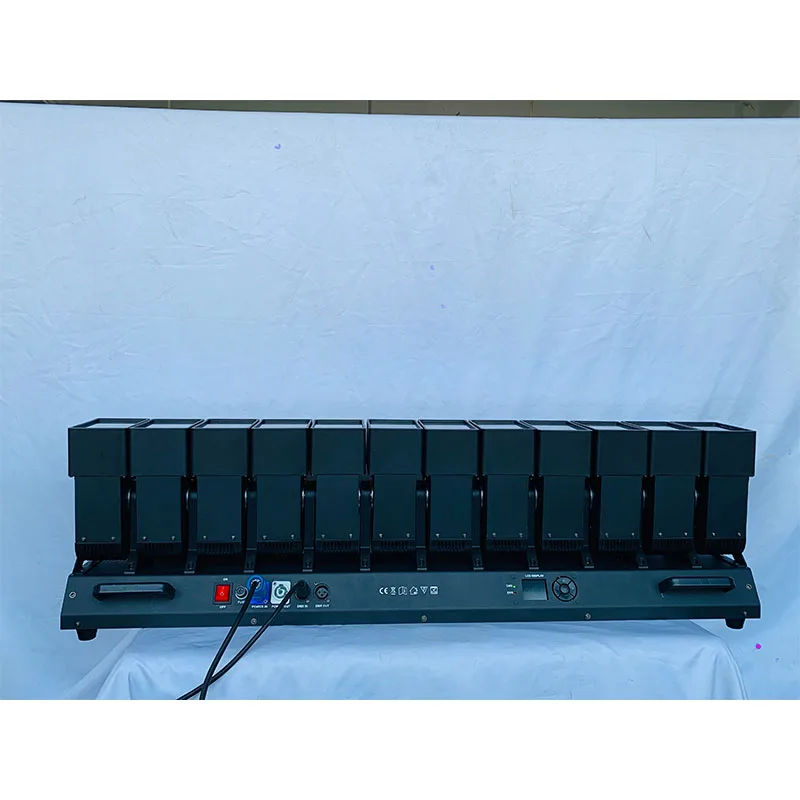Newest 12*60W 4in1 RGBW Focusing Moving Head Light Matrix Beam bar Point Control Dmx512 Professional Stage Lighting dj equipment