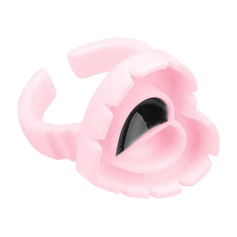 100Pcs Disposable Tattoo Ink Caps Microblading Permanent Pigment Cap Ring Makeup Eyelash Glue Nail Gel Tattoo Ring Cup Container