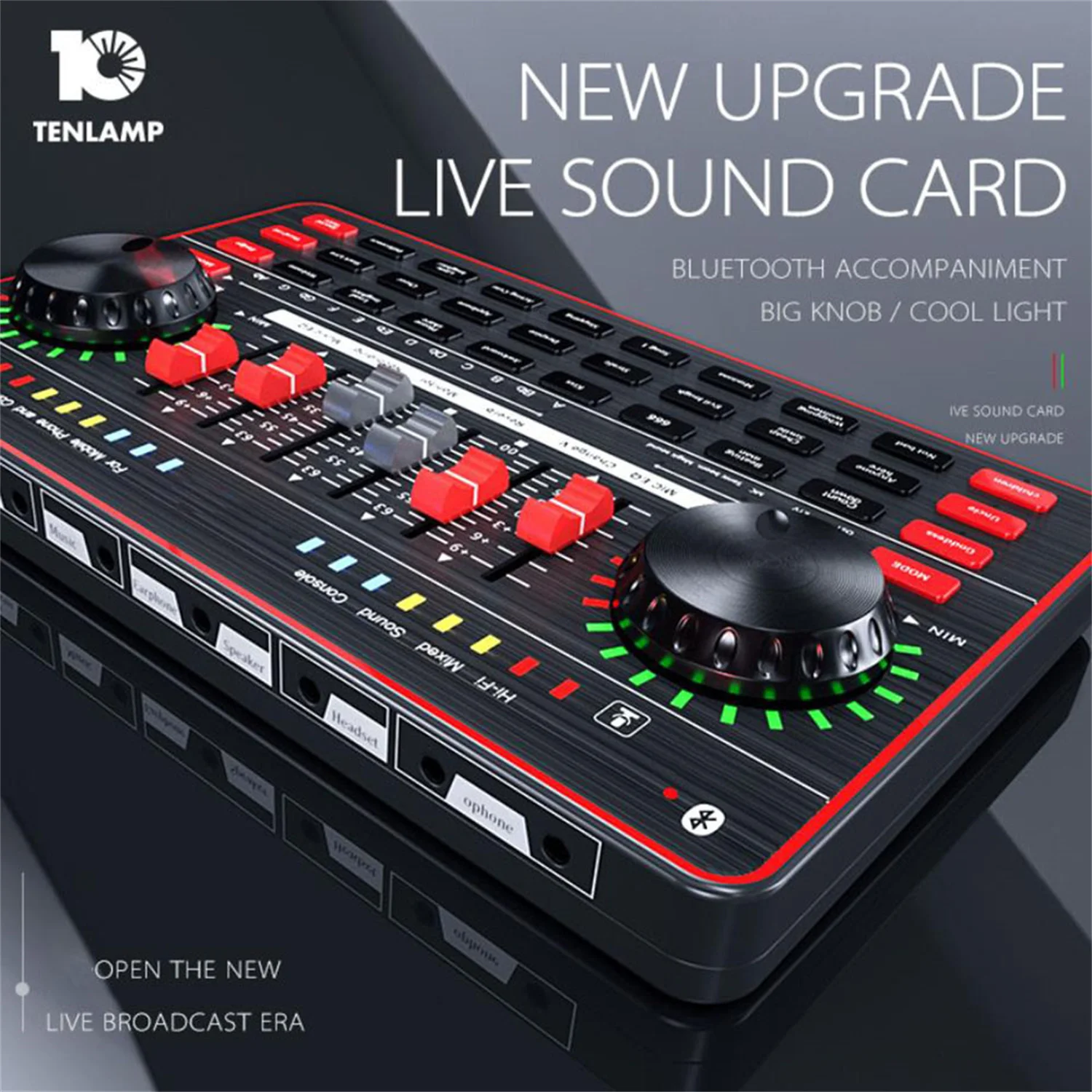 GAX-G3 Professional blueteeth Sound Card for For Live Broadcast Mic Sound Card