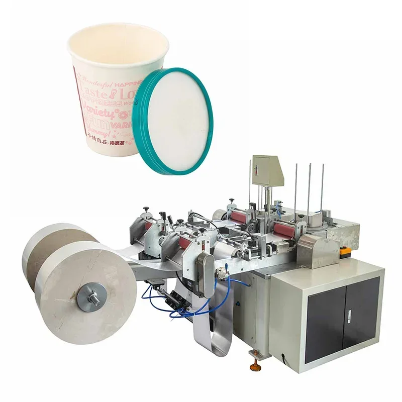 

Paper Cup and Lid Machine Lid Making Machine Supplier Price Disposable Paper Tea Cup Lids Making Machine