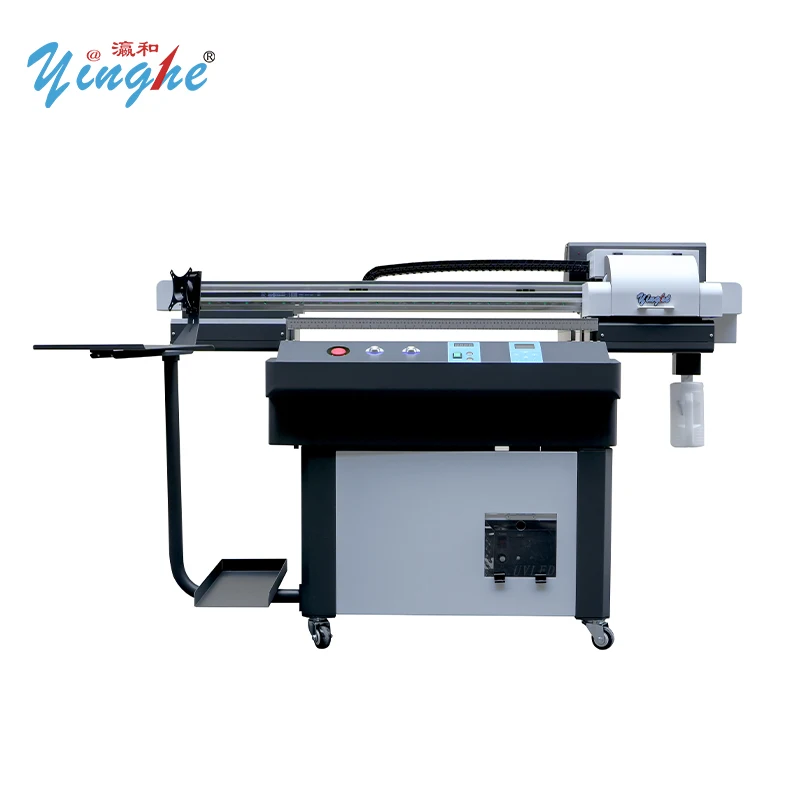 YH-6090 UV Printing Machine Applied In Advertising Shop To Make Signage Nameplate Souvenir And Custom Promotional Items