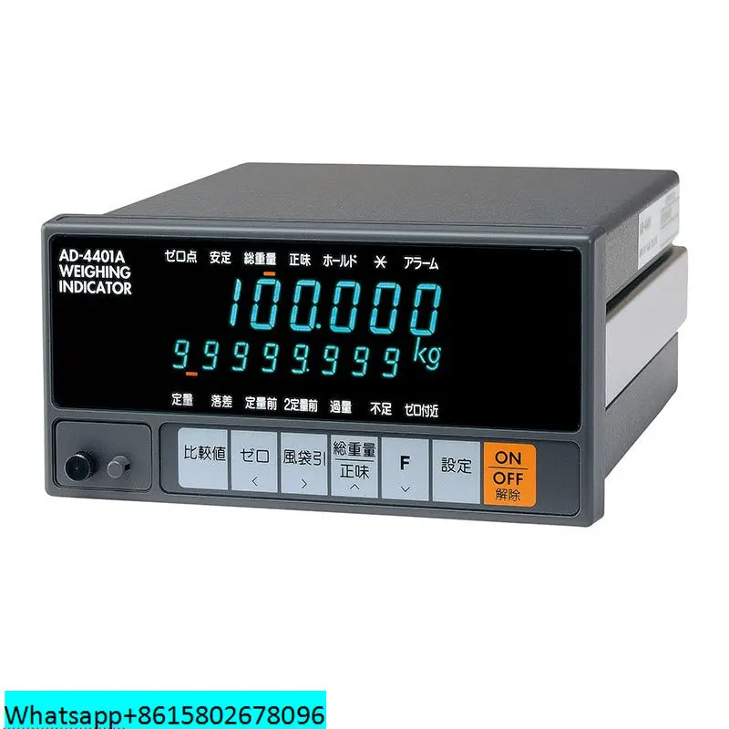 

Weighing control display instrument AD-4401A 4402 4404 4406A 4408C