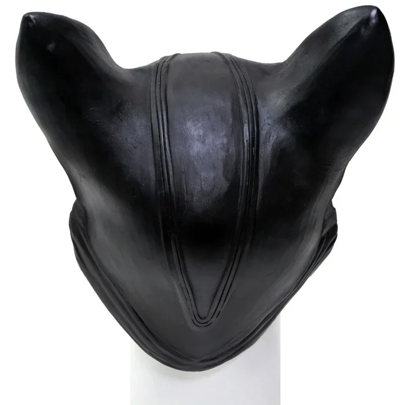 Sexy Cat Woman Selina Kyle Latex Mask Superhero Movie Cosplay Costume Halloween Party Masks