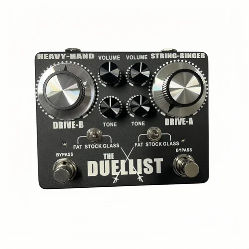 Imagen 2 del producto Pedal de guitarra XIAO, nueva versión King Tone Duellist OVERDRIVE Pedal de efecto de distorsión, Pedal de efecto clásico, negro, True Bypass