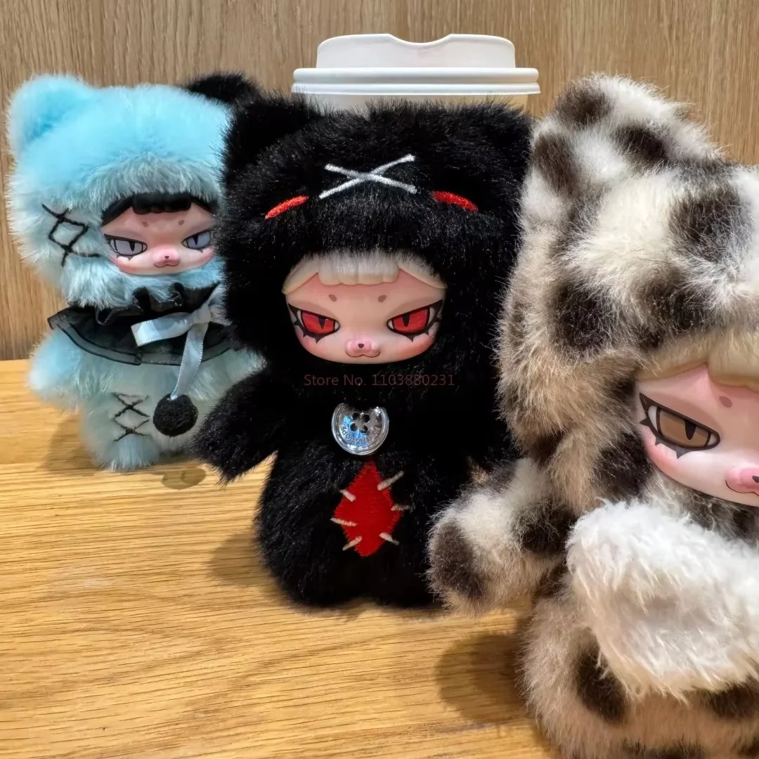 New Piku The Week Series Blind Box Cute Vinyl Face Plush Keychain