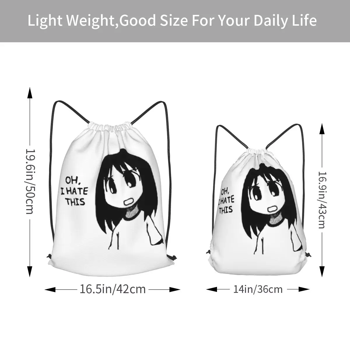OUTDATED - Check Profile Azumanga Daioh Osaka Ayumu Kasuga Backpacks Sundries Bag Book Bags for Man Woman Students