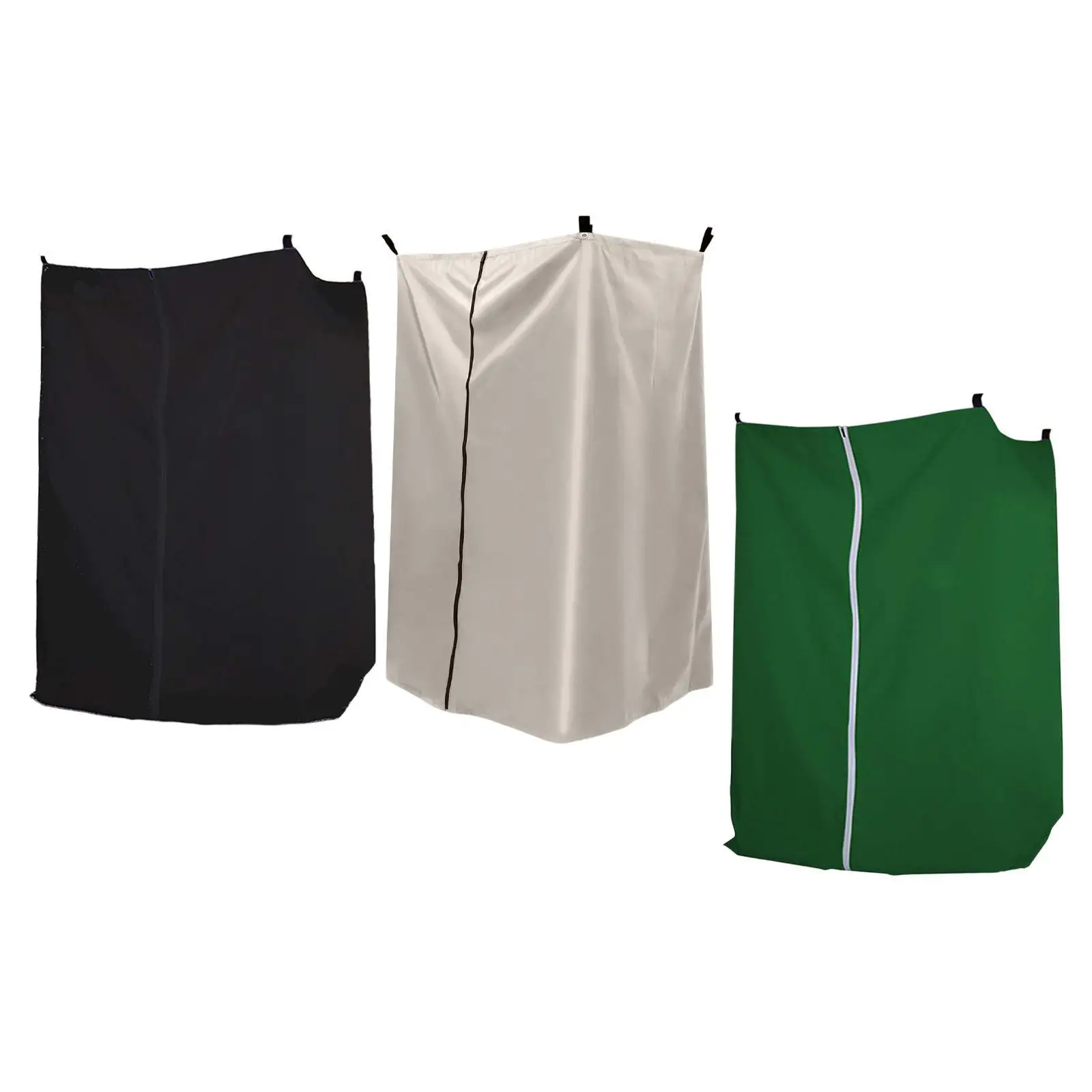 Boat Privacy Partition Oxford Cloth Portable Curtain with Full Zip Heavy Duty Tent Changing Room for Camping Pontoon Boat