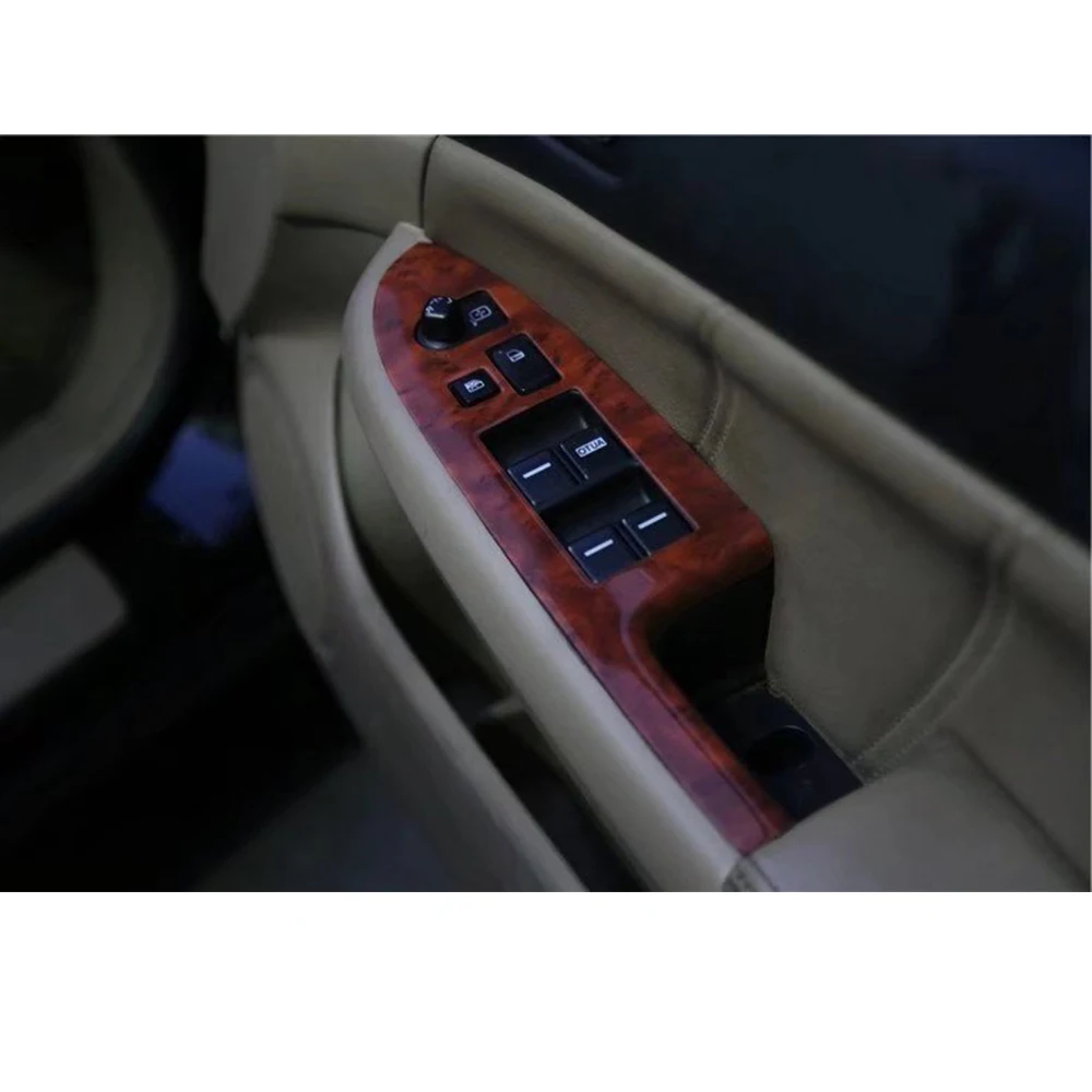 JXKaFa For Honda Accord 7th 2004-2007 Right Hand Drive Car Door Armrest Window Lift Switch Cover Trim ABS Styling Moldings 4pcs
