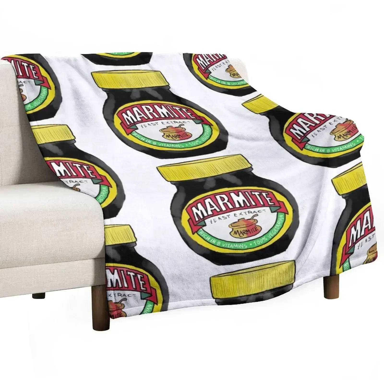 

Marmite Throw Blanket Single Decorative Sofas bed plaid Blankets