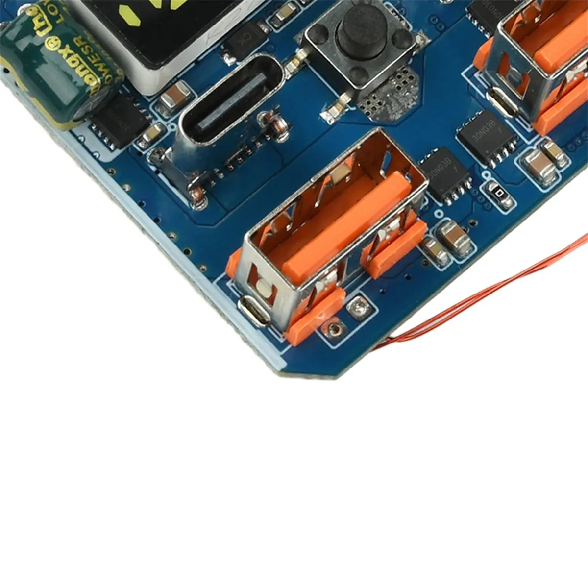 A43TBG LED Digital Display 4S PD 100W Lithium Battery Charge Discharge Board with Dual Type-C Ports