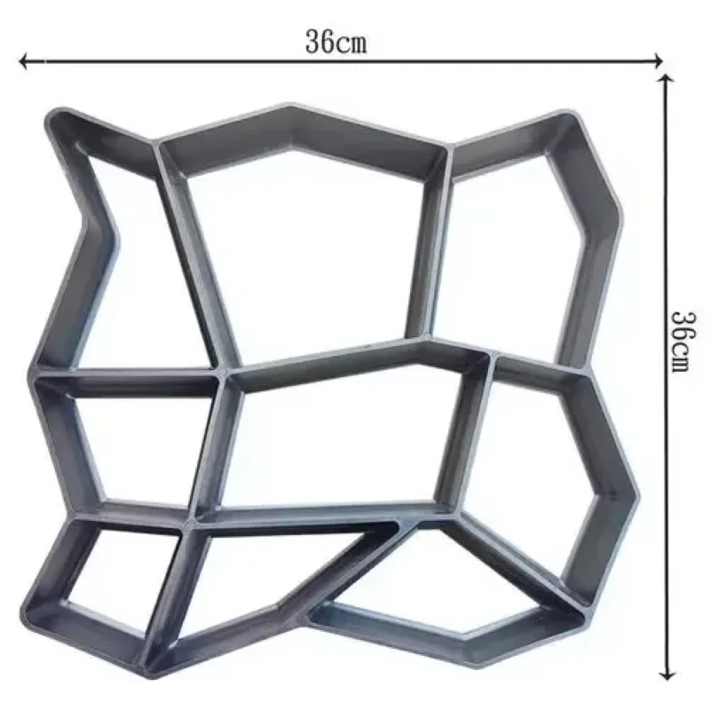 Sell like hot cakes 36 cm cement garden pavement gardening tools walking trails hand tools courtyard ice crack hardening