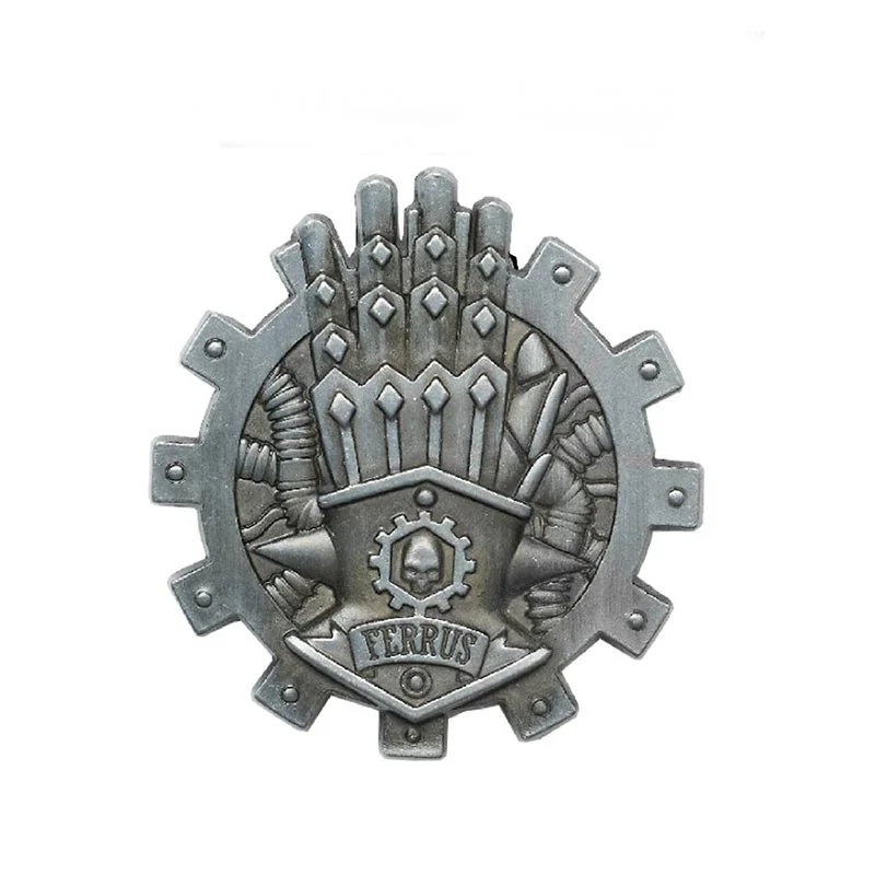 [Starforged Star Casting] Warhammer 40K Surrounding Iron Hand Battlegroup Brooch Alloy Badge Anime Peripherals