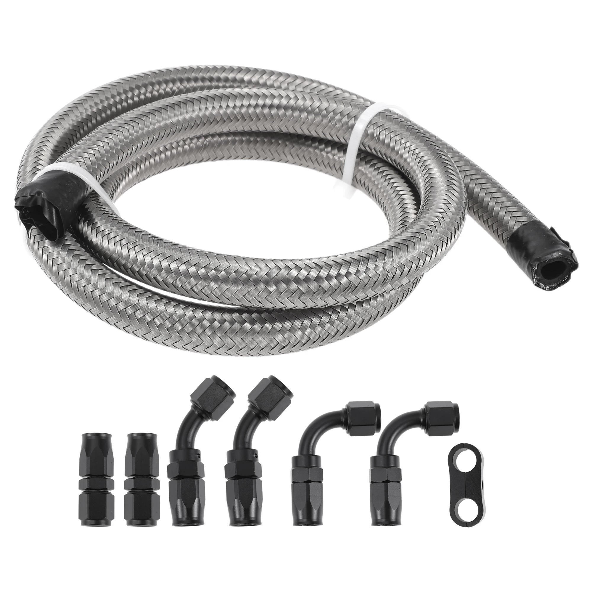 UXCELL AN-6 Fuel Line Kit 3ft Adapter 90 Degree Adapter 45 Degree Adapter CPE