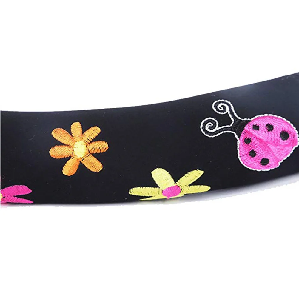 

Steering Wheel Cover Lady Car Styling Comfort Grip Anti-Slip Decor Auto Car Accessories For Women Drivers
