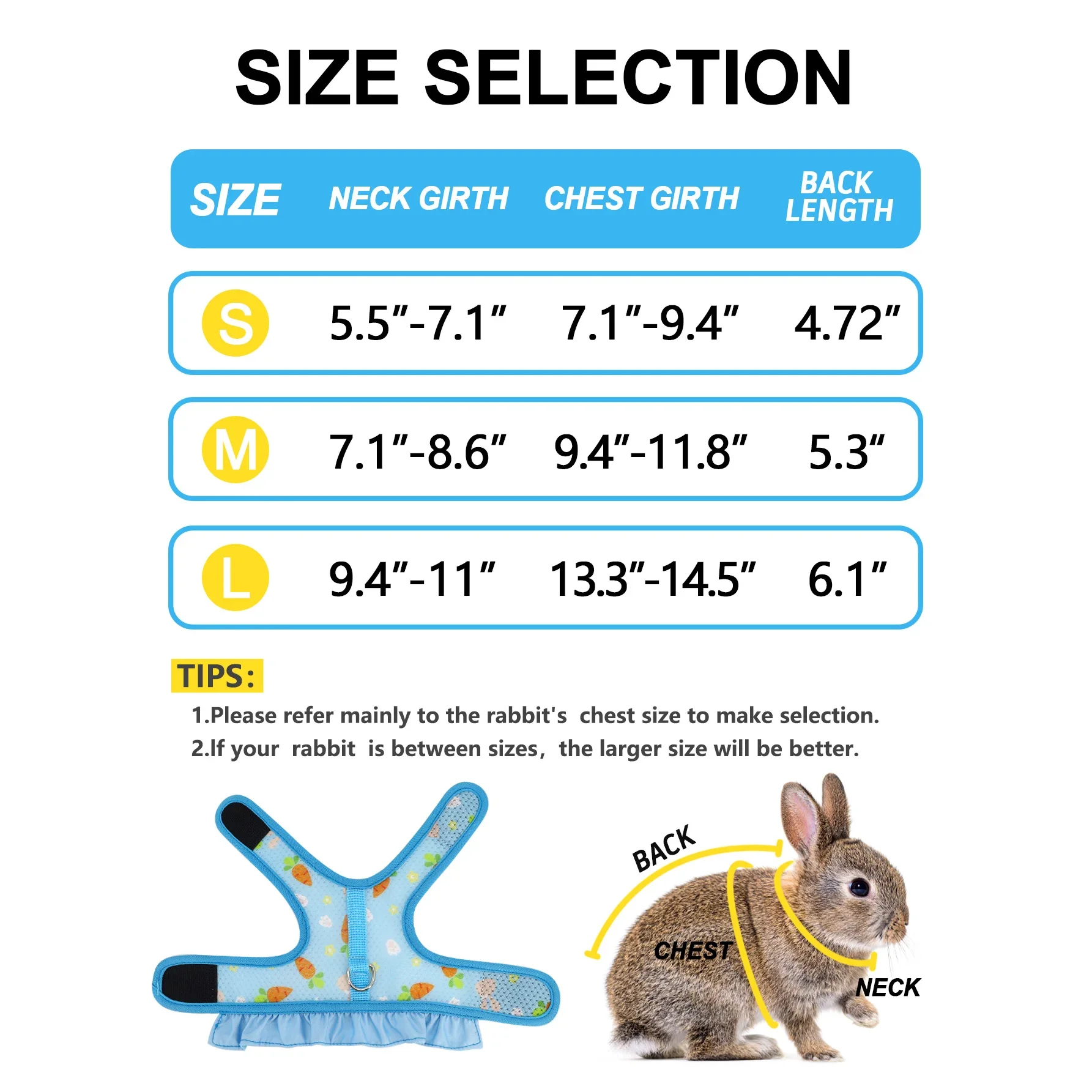 Rabbit Harness with Leash Cute Adjustable Buckle Breathable Mesh Vest Skirt for Bunny Guinea Pig Small Pet Traction Harness Suit