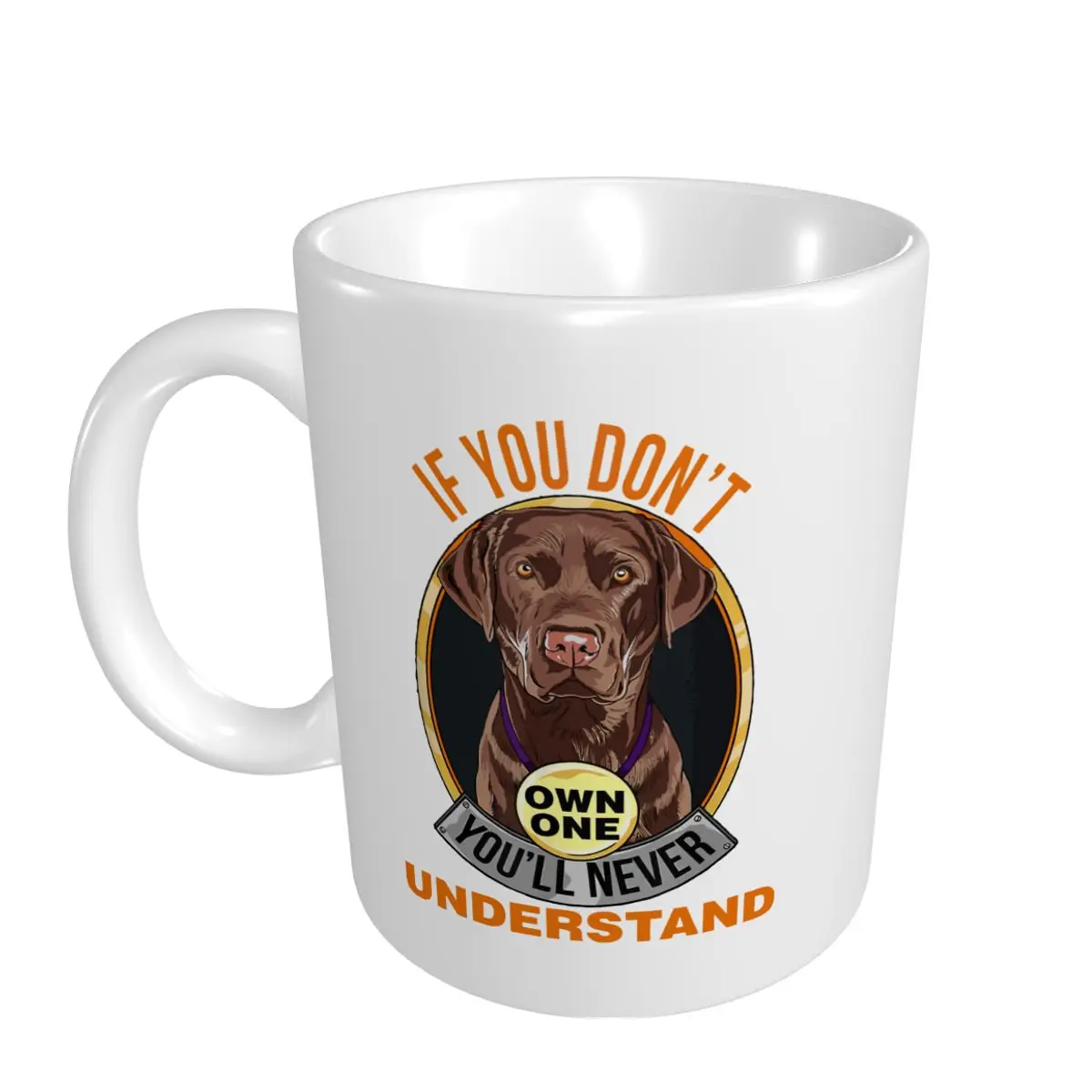 Mark Cup Mug Chocolate Lab Labrador Retriever Lover Coffee Mugs Tea Milk Water Cup Travel Mugs For Office Home