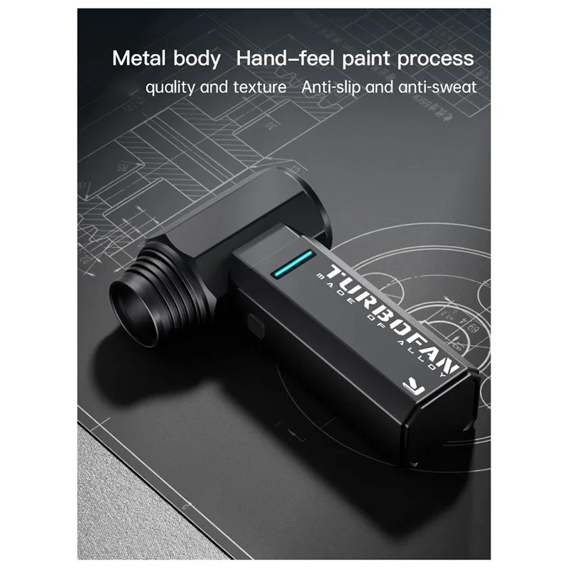 

AB41-TF40 Violent Turbo Fan Water Blowing High-Speed Turbo Fan Handheld Portable Wind Speed Dust Removalwater
