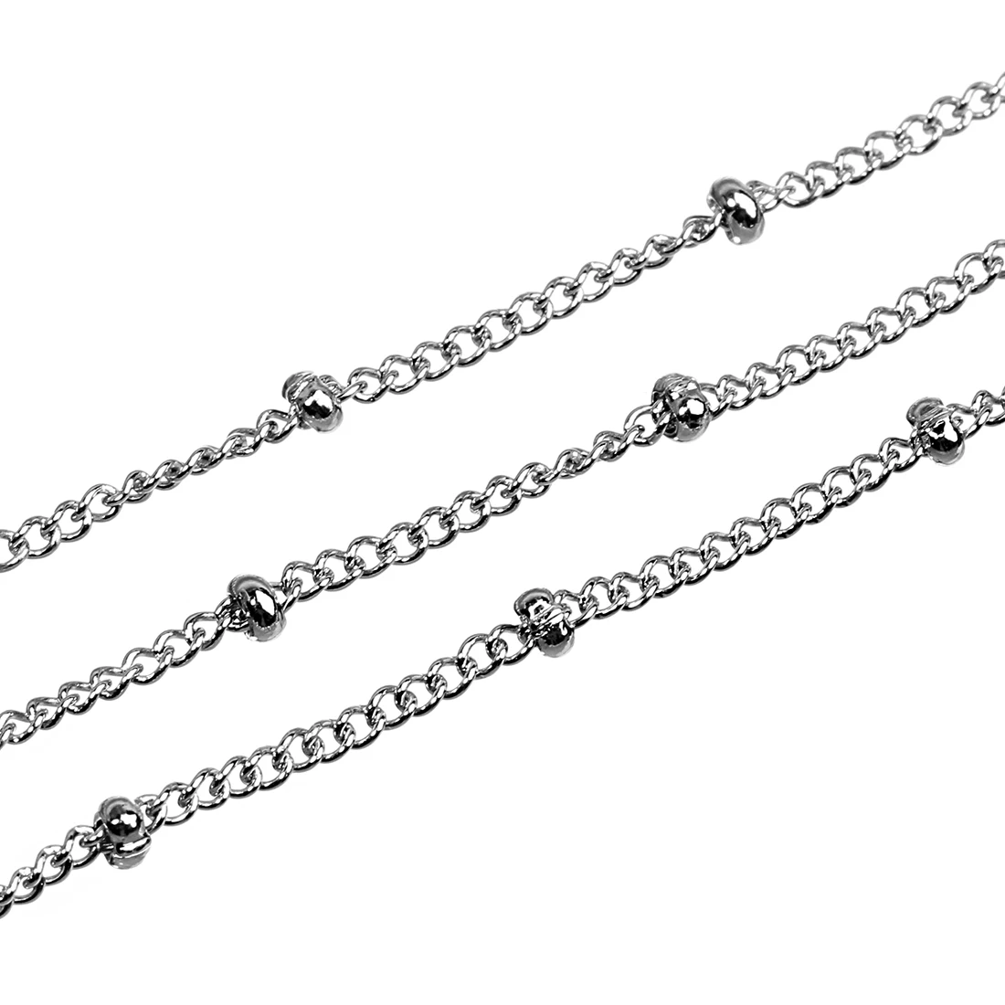 10yard Stainless Steel Chains Plated Gold Bulk Ball Bead Rolo Link Chains For Jewelry Making DIY Necklace Bracelet Accessories