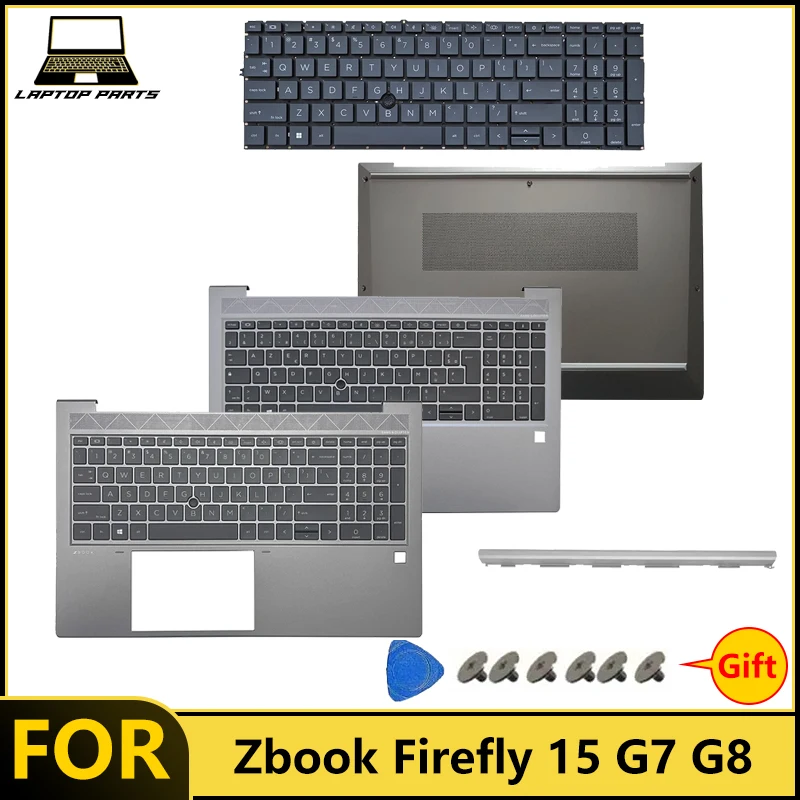 nuovo-per-zbook-firefly-15-g7-g8-gruppo-tastiera-e-palmrest-con-retroilluminazione-e-sensore-di-impronte-digitali-cerniera-inclusa