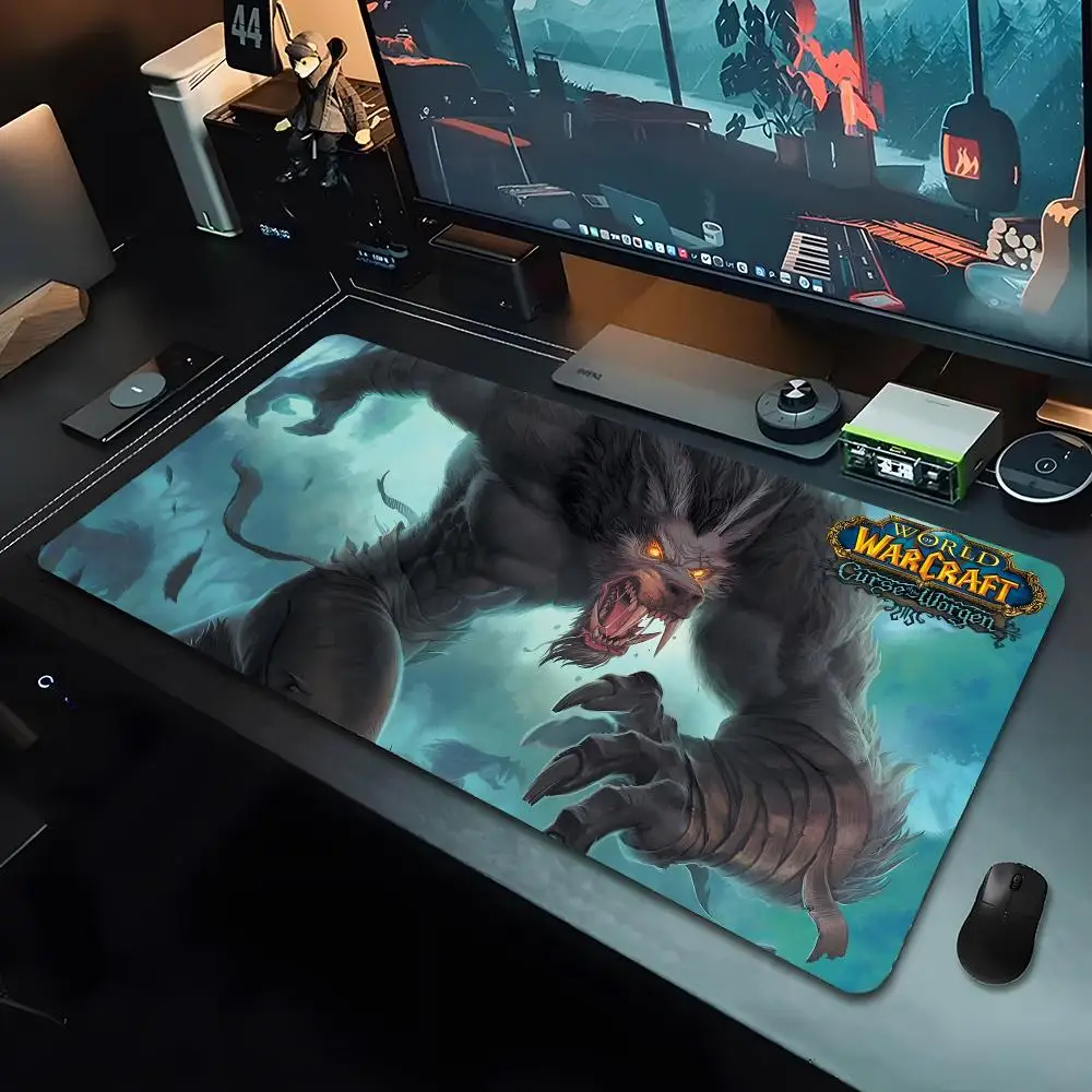 Werewolf Legends Mouse Pad Large PC Mouse Pad Rubber Base Gaming Desk Mat For Keyboard Gamers Office Accessories