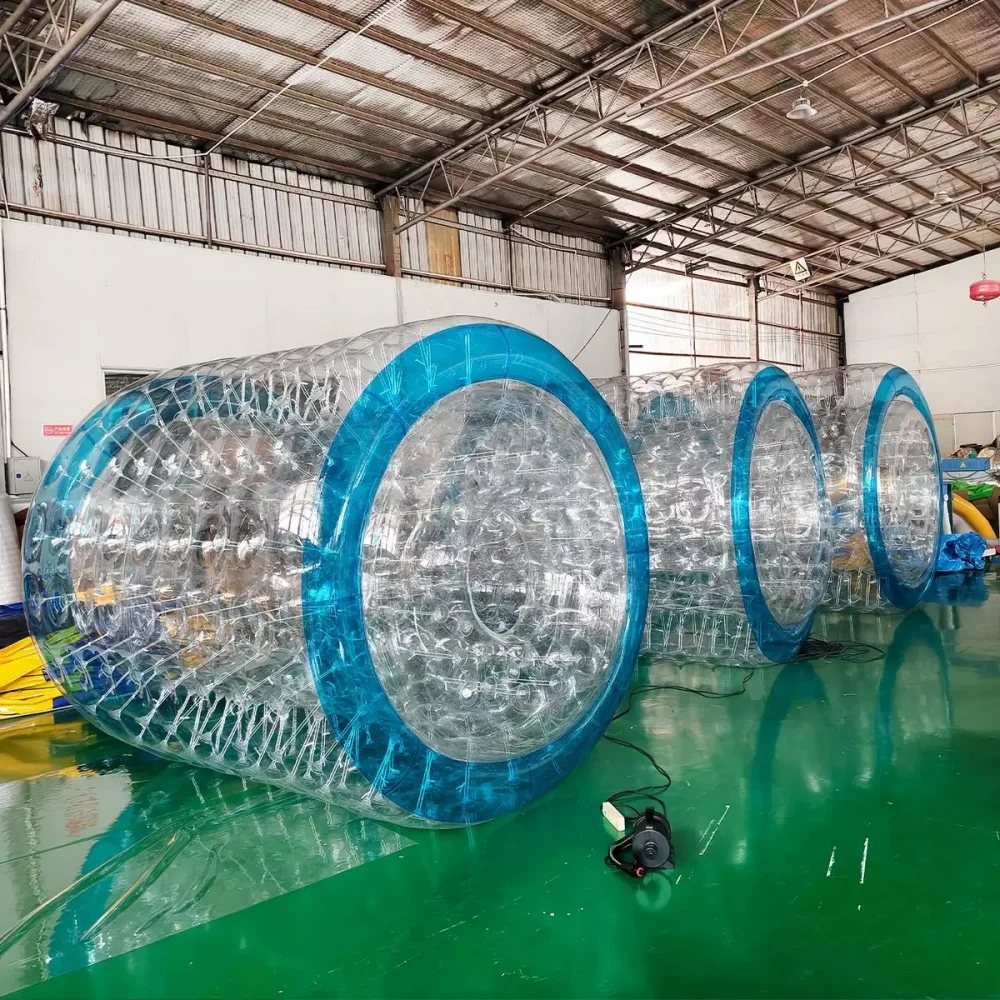 Water Sports Inflatable Water Roller 3x2.4m Walking Ball Swimming Pool Human Rolling Balls With a Pump