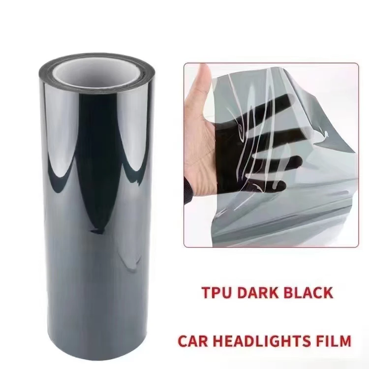 30 cm x 15 m selbstheilende TPU-Scheinwerfer, Automobil-Rücklicht, LED-Lampenfolie, Autoverpackung, Scheinwerferfolie