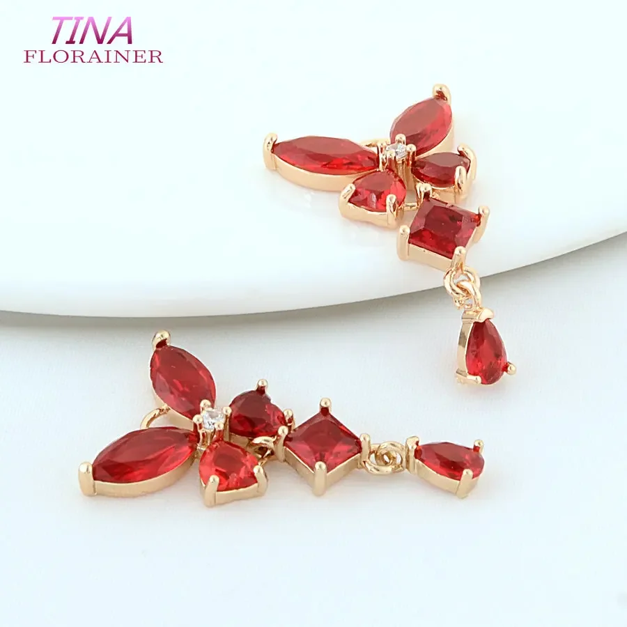 18*32MM 14K Gold Color Brass with Zircon Butterfly Charms Pendants Necklace Earrings Jewelry Making Supplies Accessories