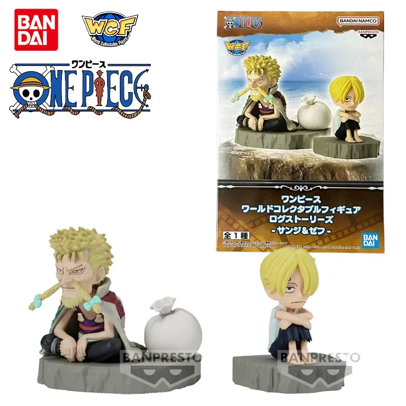 Bandai-figuras de acción de ONE PIECE para niños y niñas, juguetes de Anime genuinos de WCF VOL.7, adornos de modelos coleccionables, regalo de Navidad