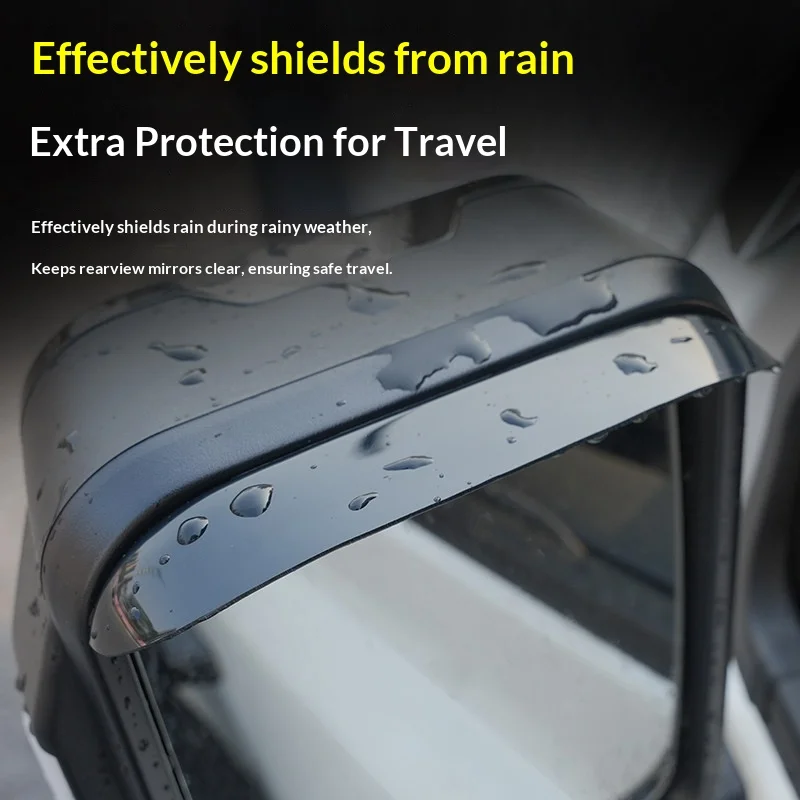 For BAIC BAW 212 T01 Rearview Mirror Rain Visor Side Mirror Waterproof Rain‑Shield Cover Exterior Decoration