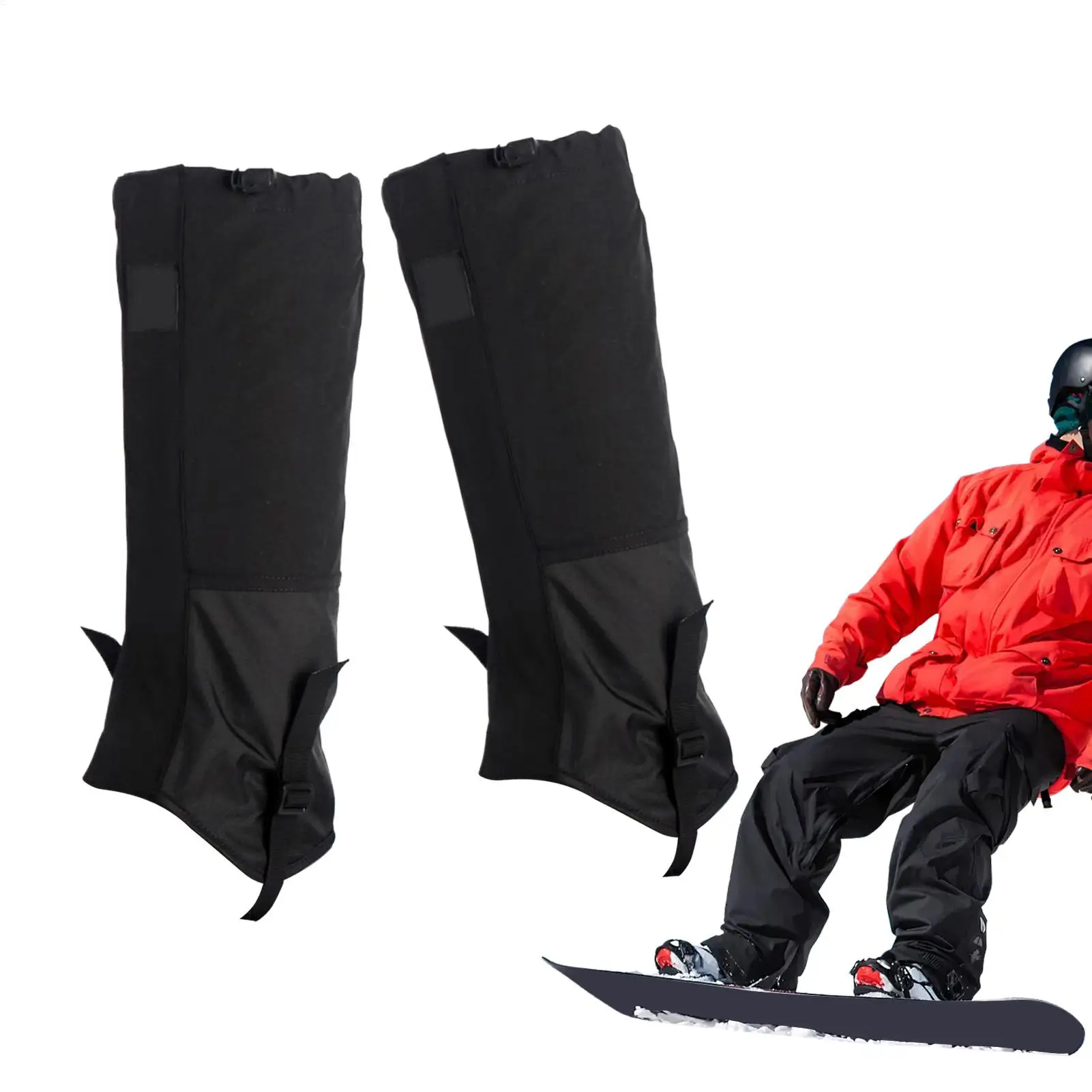 다리 보호 커버 야외 여행용 다리 워머 하이킹 방수 레깅스 신발 뱀 스키 등산 캠핑 겨울 관광용 눈