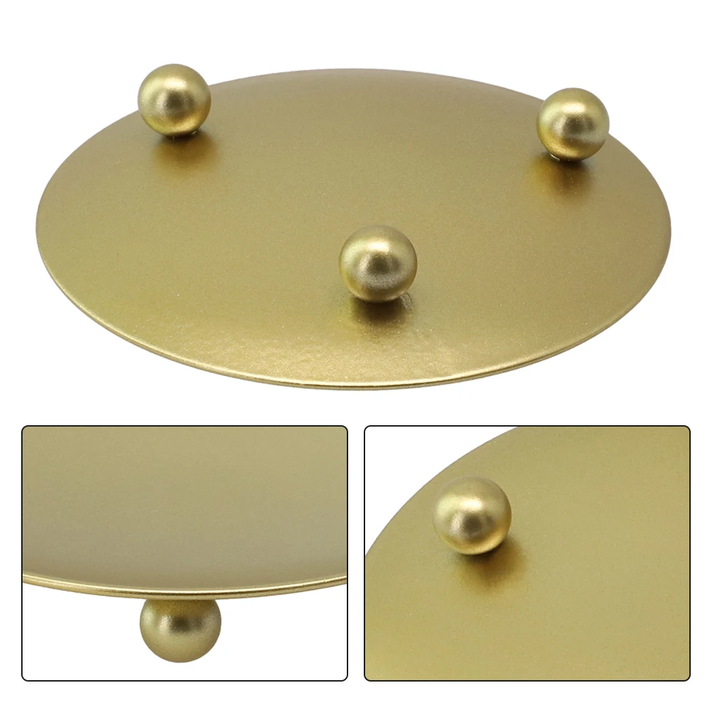 7cm Plate Candle Holder Versatile Candlestick For Jar Candles Pillars Art Decorative Pedestal For Wedding Party Home Decoration