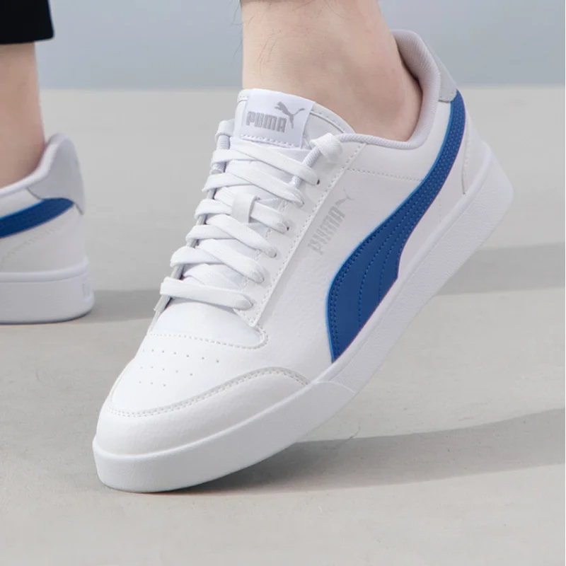 Zapatillas deportivas casuales unisex de caña baja resistentes al desgaste PUMA Shuffle 2024 Spring originales 309668-32