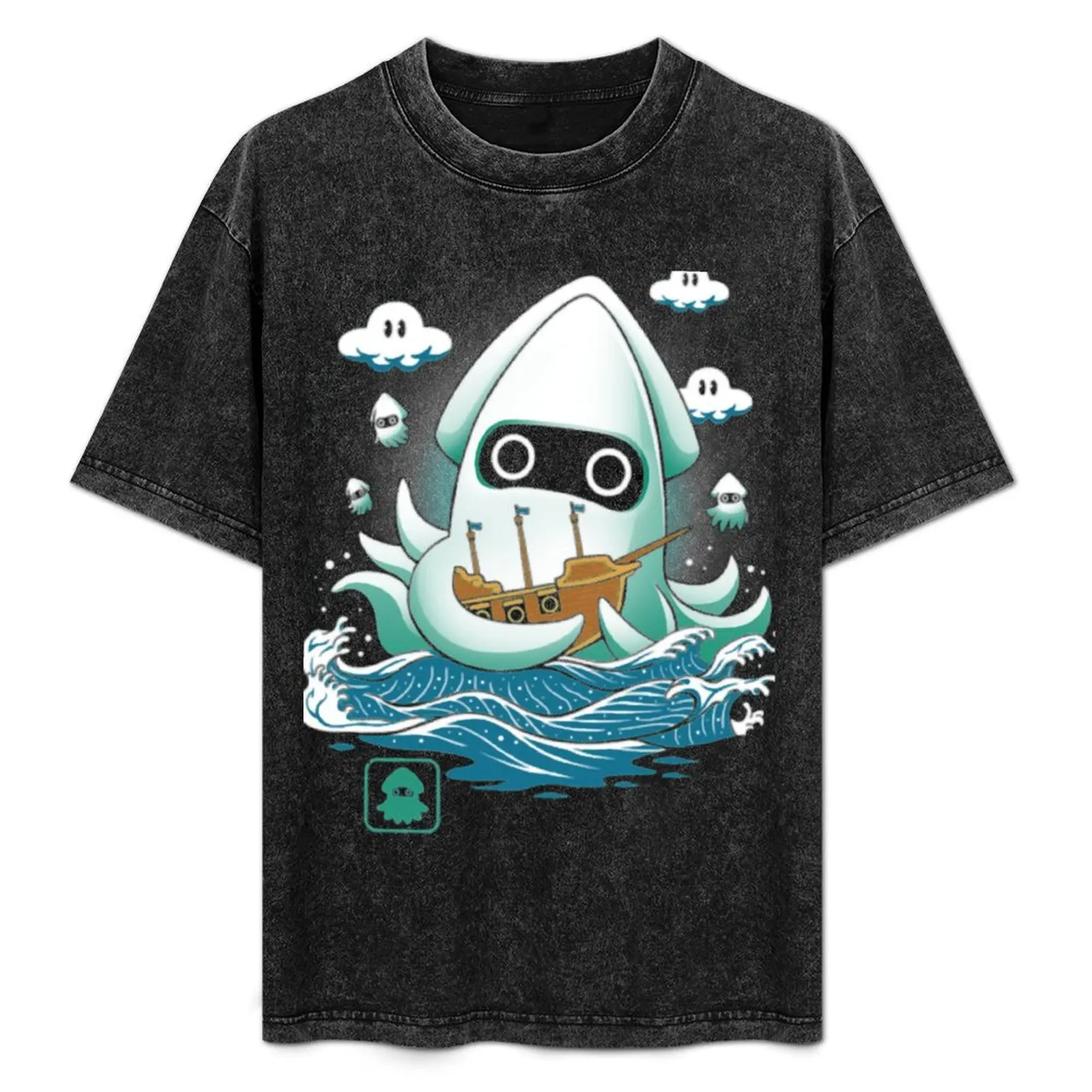 Camiseta Blooper kaiju de talla grande que no se encoge