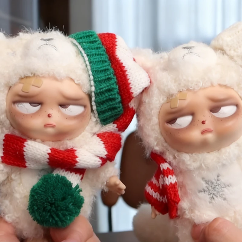 Grumpipi عيد الميلاد سلسلة صندوق أعمى Grumpipi الفينيل دمية صندوق الغموض لطيف أنيمي الدمى المفاتيح مفاجأة حقيبة قلادة Blindbox لعبة #5