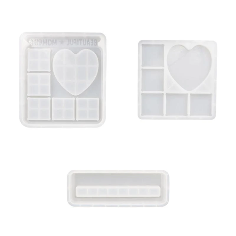 Geometry Mirror Rectangle Photo Frame Epoxy Mold for DIY Craft Decorative Mould
