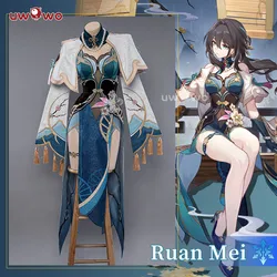 IN MAGAZZINO UWOWO Honkai Star Rail Ruan Mei Cosplay RuanMei HSR Costume Cosplay Set Completo Giochi di Ruolo Abiti