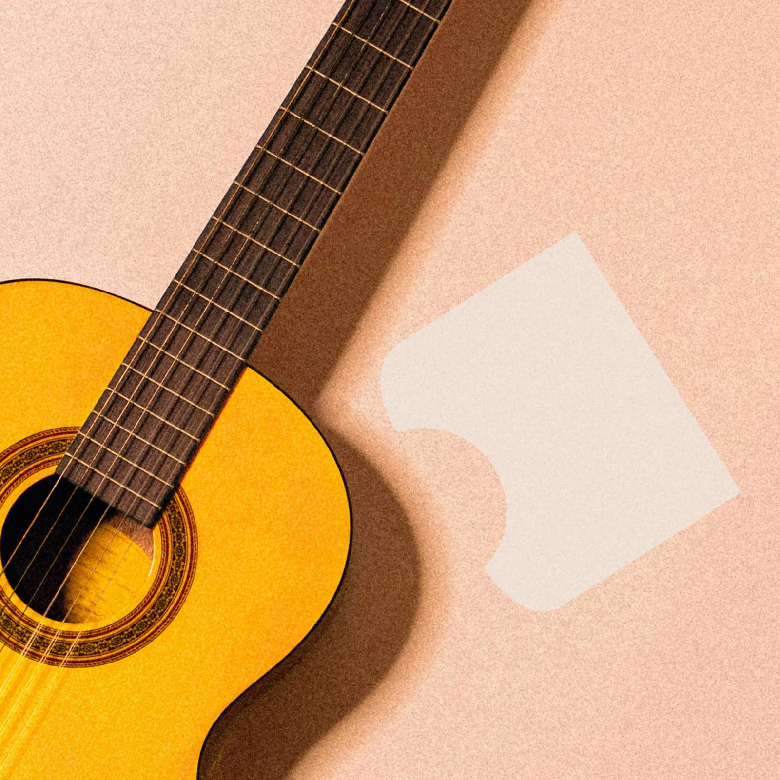 

Clear Transparent Acoustic Guitar Pickguard PVC Scratch Plate Protective Cover for Folk Classical Guitar Parts