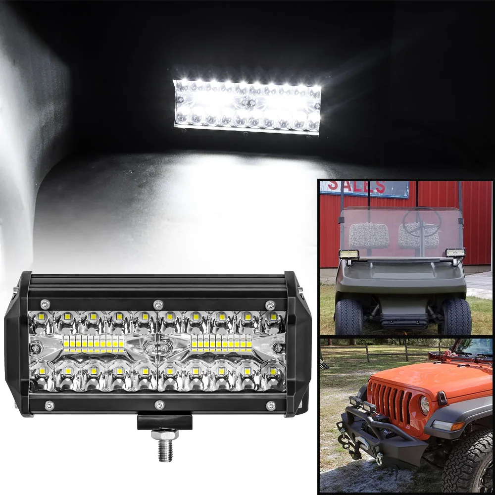 

Автоматическая светодиодная панель для бездорожья, комбинированный рабочий фонарь, грузовик, внедорожник, квадроцикл, 4WD 4x4, прожектор для лодки Barra, светодиодный дальний свет
