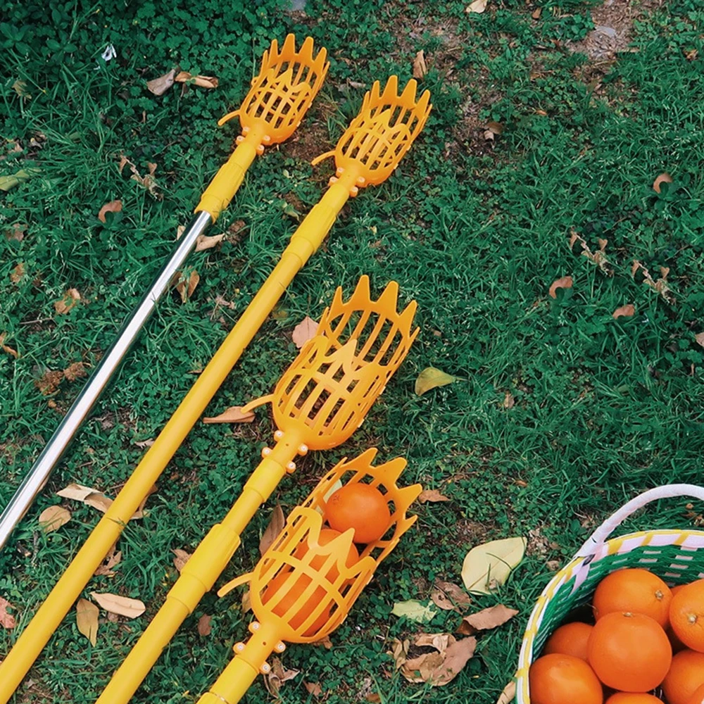 Portable High-Altitude Fruit Picker Extendable Labor-Saving Safe, Thick, Durable, Fruit Picking Tool, Orchard Helper, Extendable