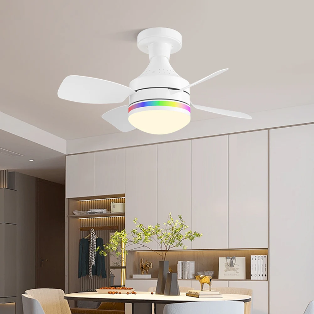 

LED Ceiling Fan Light Fan Ceiling Light with Remote Control Dimming Function, E27 Is Suitable For Living Room Study And Home