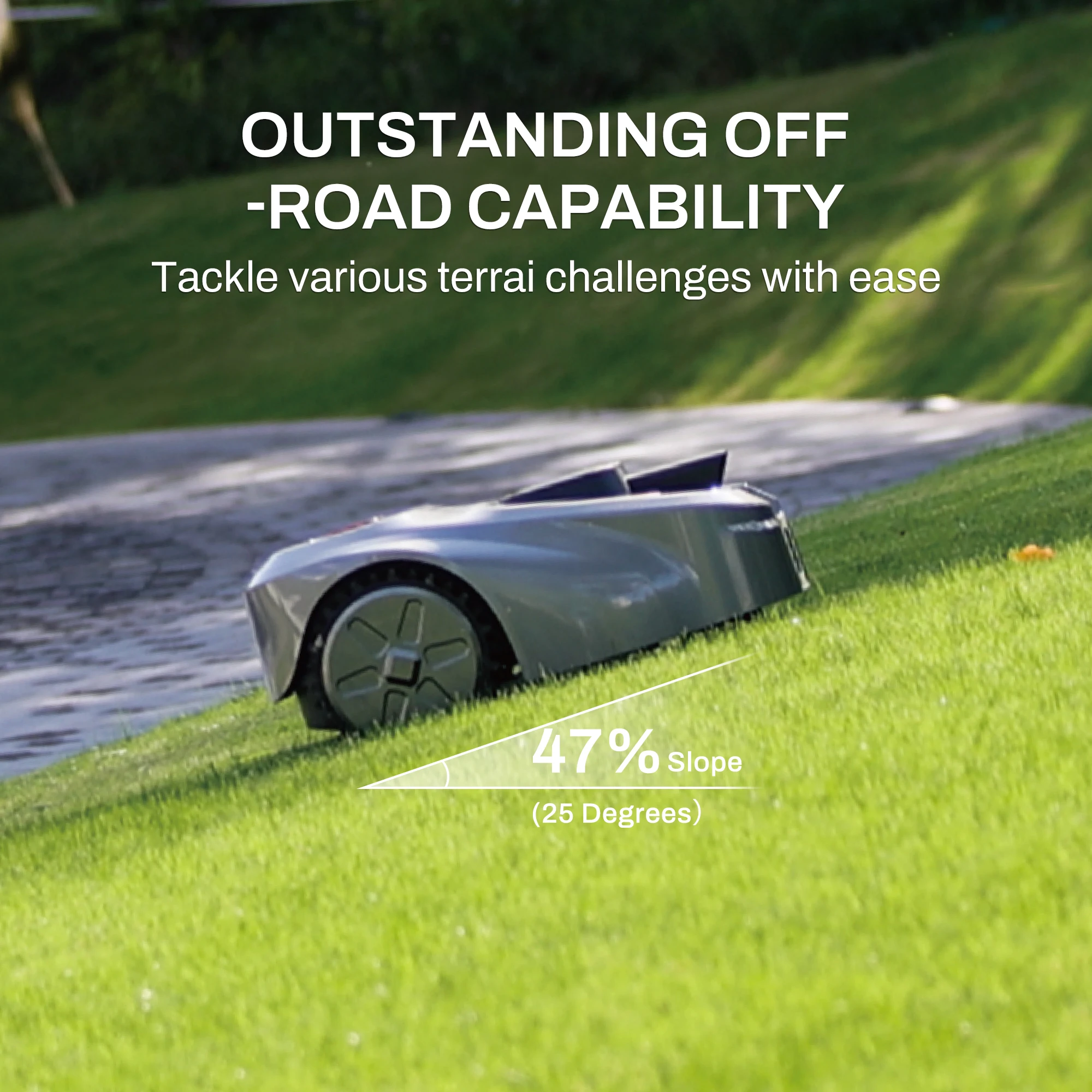 ISWARD GS Wire-Free RTK+AI Vision Robot Lawn Mower:1000㎡, Obstacle Avoidance, 4G/WiFi/Bluetooth App, GPS Anti-Theft