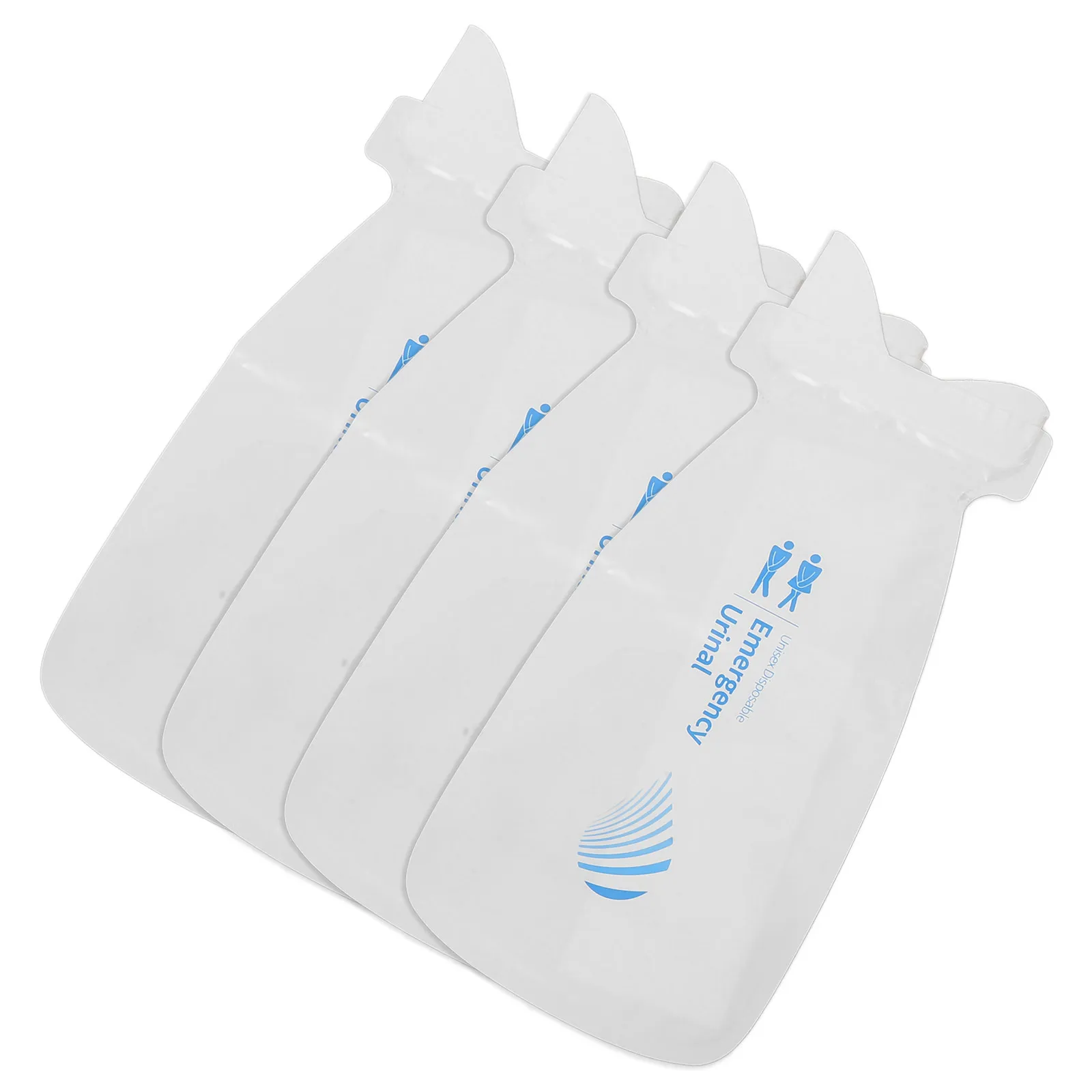 

4Pcs Disposable Urine Bags Portable Emergency Car Pee Bags for Travel Outdoor Camping Urine Bag Urinal Bag Urination Holders