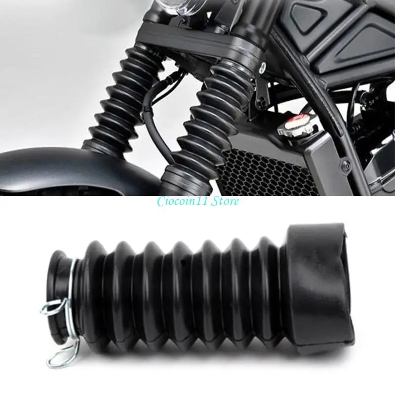 Y1UB Fork Cover Shock Damping Dust Guard Motorcycle Accessories Dirt Bike Gaiter Boot Shock Absorbers Easy Installation