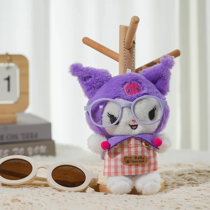 Sanrio hello kitty chaveiro de pelúcia pingente mochila diária decoração de moda personalizada presente de festival infantil