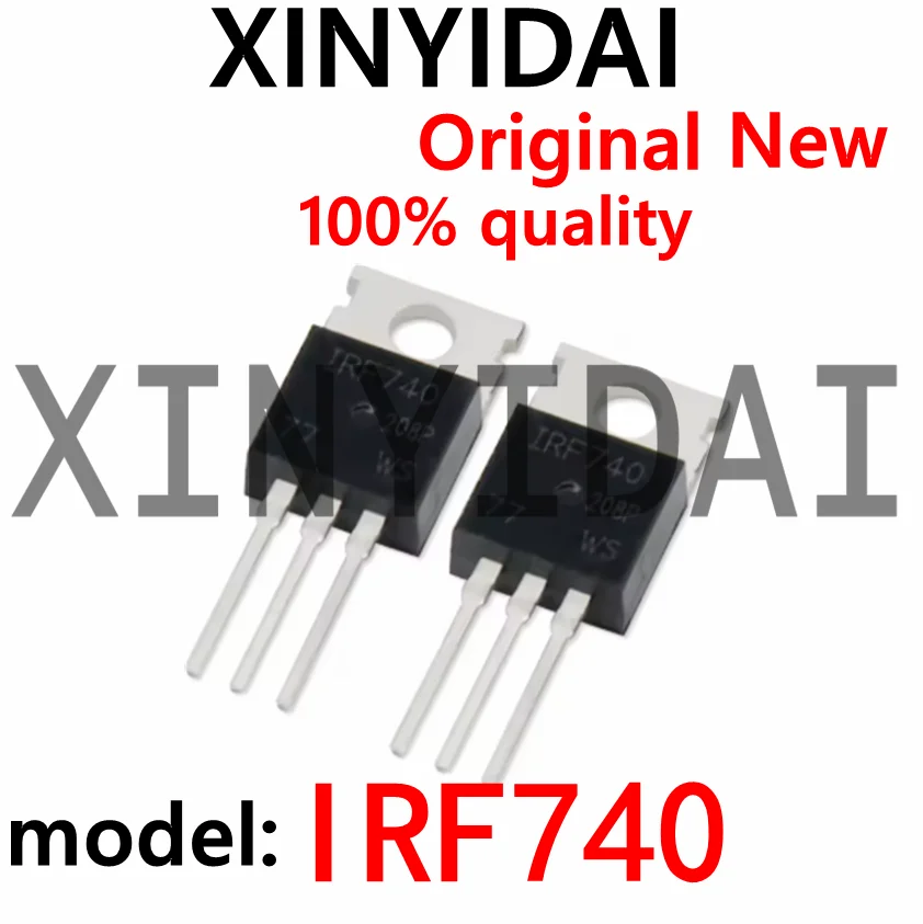 

5-10PCS IRF740 Transistor IRF740PBF TO220 MOSFET 400V 10A TO-220 Field Transistors Kit